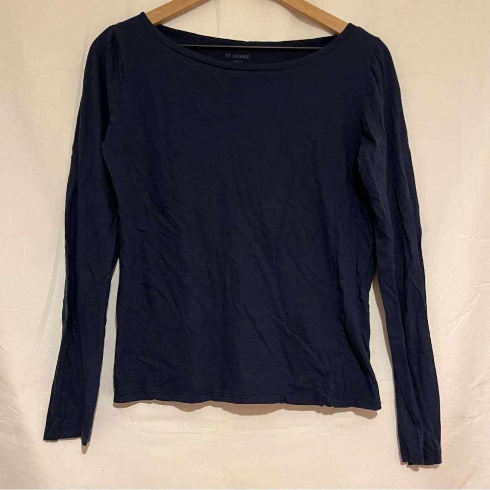 Brandy Melville Navy Longsleeve Top